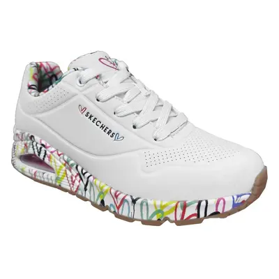 Skechers Uno loving love Bílá