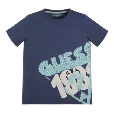 Guess SS T SHIRT Tmavě modrá