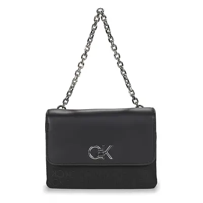 Calvin Klein Jeans RE-LOCK DOUBLE GUSETTBAG_JCQ Černá