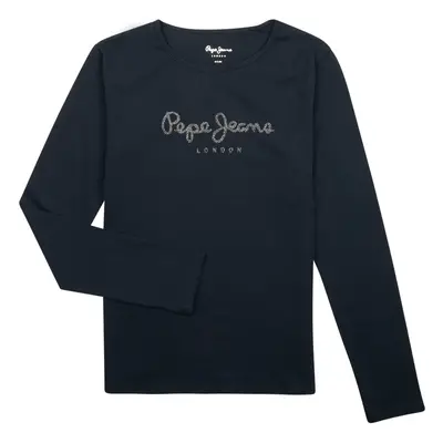 Pepe jeans HANA GLITTER LS Tmavě modrá