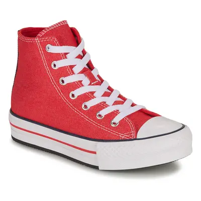 Converse YOUTH CONVERSE CHUCK TAYLOR ALL STAR EVA LIFT PLATFORM RETRO DEN Červená