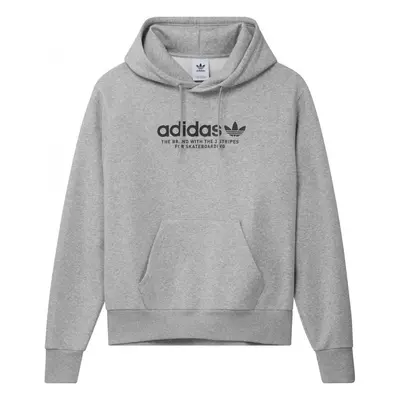 adidas 4.0 logo hoodie Šedá