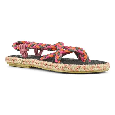 Nalho MUL VIDYA SANDAL WITH CROCHET UPPER Zelená