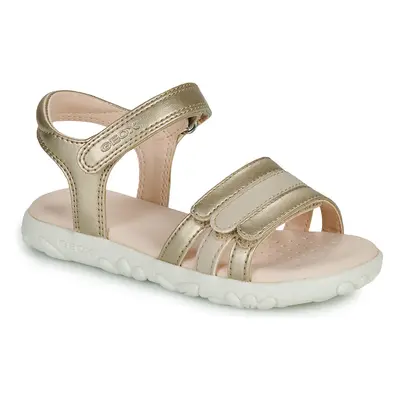 Geox J SANDAL HAITI GIRL Zlatá