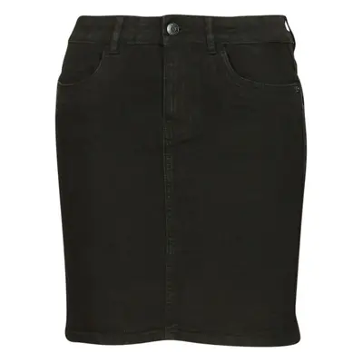 Vero Moda VMLUNA HR DENIM SKIRT MIX GA Černá