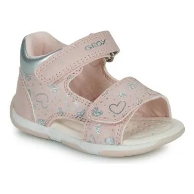 Geox B SANDAL TAPUZ GIRL Růžová