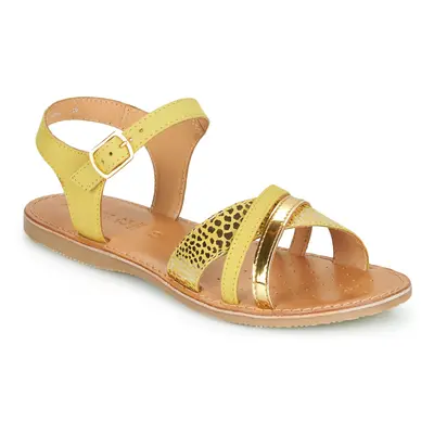 Geox J SANDAL EOLIE GIRL Žlutá