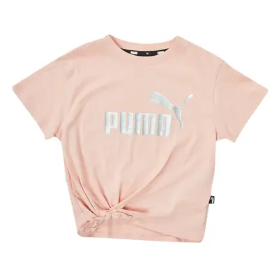 Puma ESS KNOTTED TEE Růžová