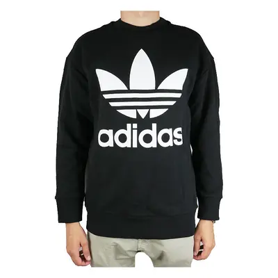 adidas Trefoil Over Crew Černá