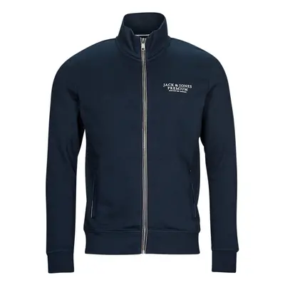 Jack & Jones JPRBLUARCHIE SWEAT ZIP HIGH NECK Tmavě modrá