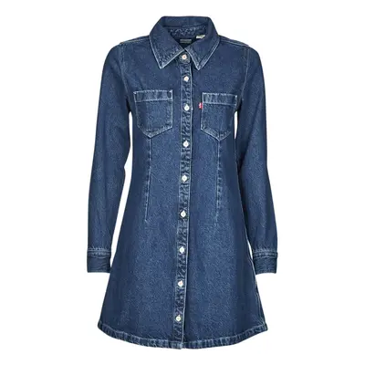 Levis SABINE MINI DRESS Modrá