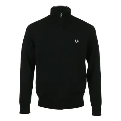 Fred Perry Classic Zip Through Cardigan Černá