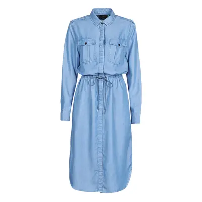 G-Star Raw Rovic maxi shirt dress ls Modrá