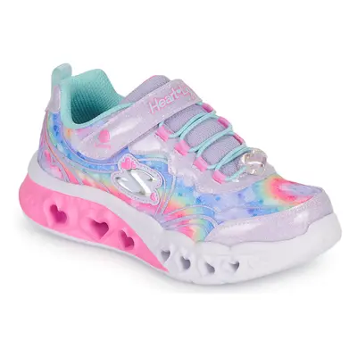 Skechers FLUTTER HEART LIGHTS Stříbrná