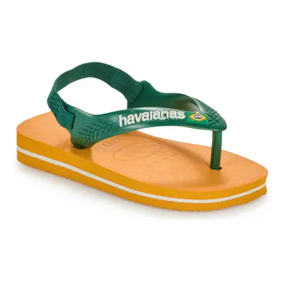 Havaianas BABY BRASIL LOGO Žlutá