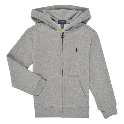 Polo Ralph Lauren FZ HOOD-TOPS-KNIT Šedá