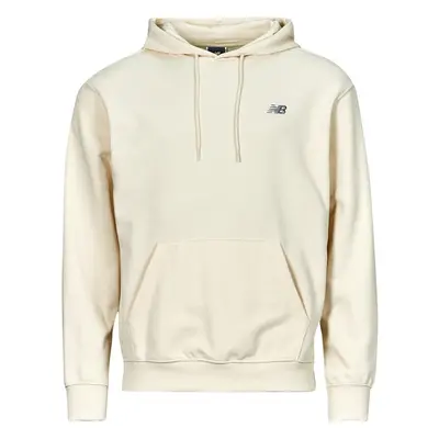 New Balance BRUSHED SMALL LOGO HOODIE Béžová