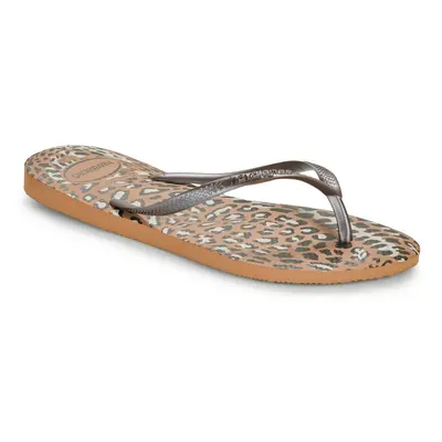 Havaianas SLIM ANIMALS Hnědá