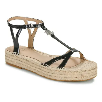 Lauren Ralph Lauren PAYTON-ESPADRILLES-FLAT Černá