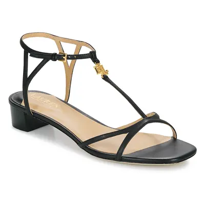 Lauren Ralph Lauren FALLON-SANDALS-FLAT SANDAL Černá