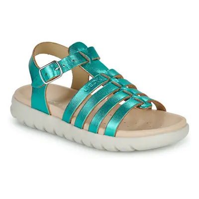 Geox J SANDAL SOLEIMA GIR Modrá