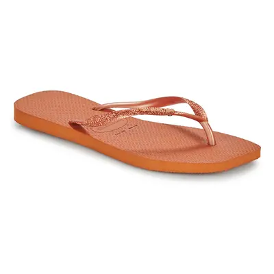 Havaianas SLIM SQUARE GLITTER Oranžová