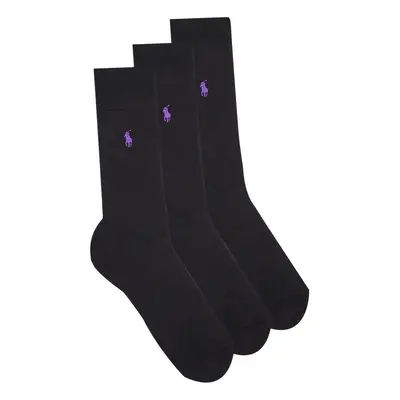 Polo Ralph Lauren ASX91-MERCERIZED-SOCKS-3 PACK Černá