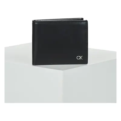 Calvin Klein Jeans METAL CK BIFOLD 5CCW/COIN Černá