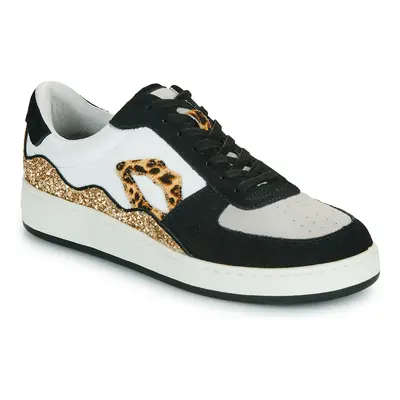 Bons baisers de Paname LOULOU BLANC NOIR LEOPARD Bílá