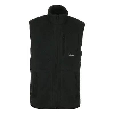 Timberland Mix Media Sherpa Fleece Vest Černá