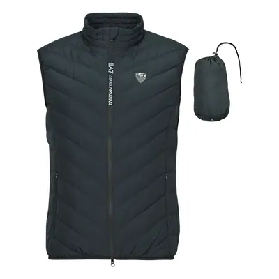 Emporio Armani EA7 PREMIUM SHIELD DOWN WAISTCOAT Modrá