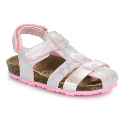 Geox B SANDAL CHALKI GIRL Růžová