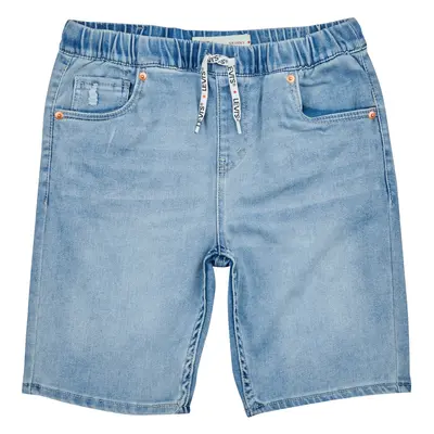 Levis LVB SKINNY DOBBY SHORT Modrá