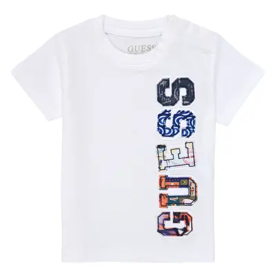 Guess SS T SHIRT Bílá