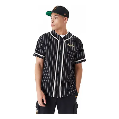 New-Era Ne pinstripe jersey newera Černá