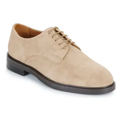 Selected SLHBLAKE SUEDE DERBY SHOE B Béžová