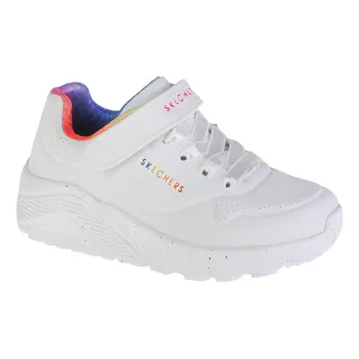 Skechers Uno Lite Rainbow Specks Bílá