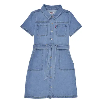 Levis ORGANIC UTILITY DRESS Modrá