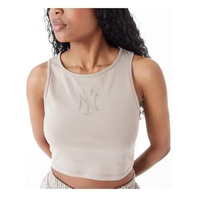 New-Era Mlb le crop tank neyyan Hnědá