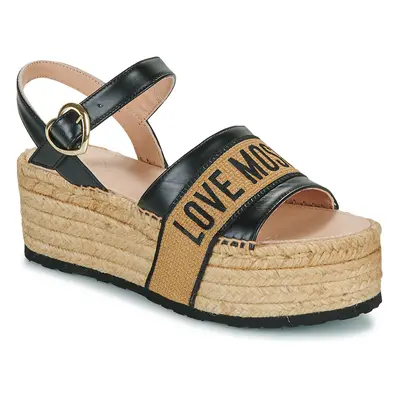 Love Moschino SANDAL JA16296I0I Černá