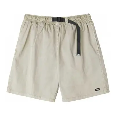 Obey Easy pigment trail short Šedá