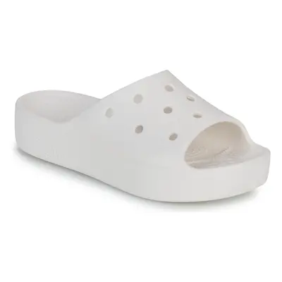 Crocs CLASSIC PLATFORM SLIDE Bílá