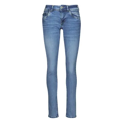 Pepe jeans SLIM JEANS LW Modrá