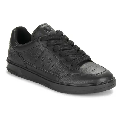 Fred Perry B440 TEXTURED Leather Černá