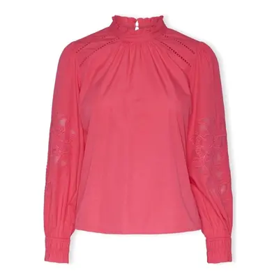 Y.a.s YAS Chelle Top L/S - Raspberry Sorbet Růžová