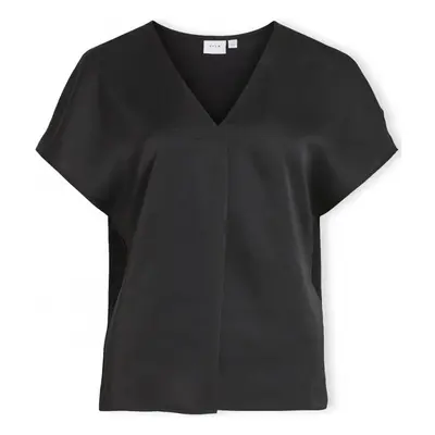 Vila Noos Top Ellette V - Black Černá