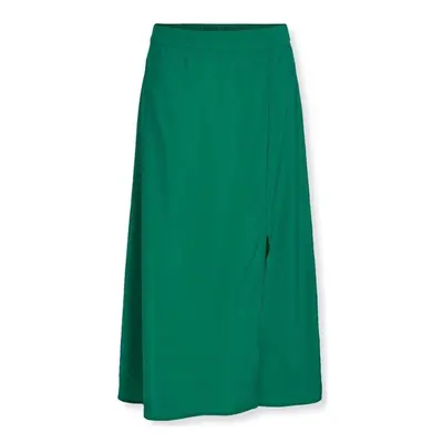 Vila Milla Midi Skirt - Ultramarine Green Zelená