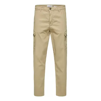 Selected Slim Tapered Wick 172 Cargo Pants - Chinchilla Béžová