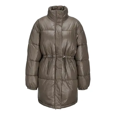 Jjxx Puffer Jacket Heather Shine - Morel Hnědá