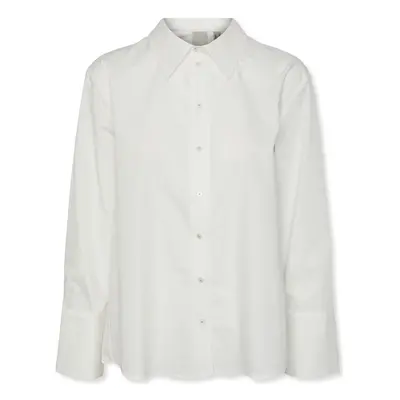 Y.a.s YAS Roya Shirt L/S - Star White Bílá